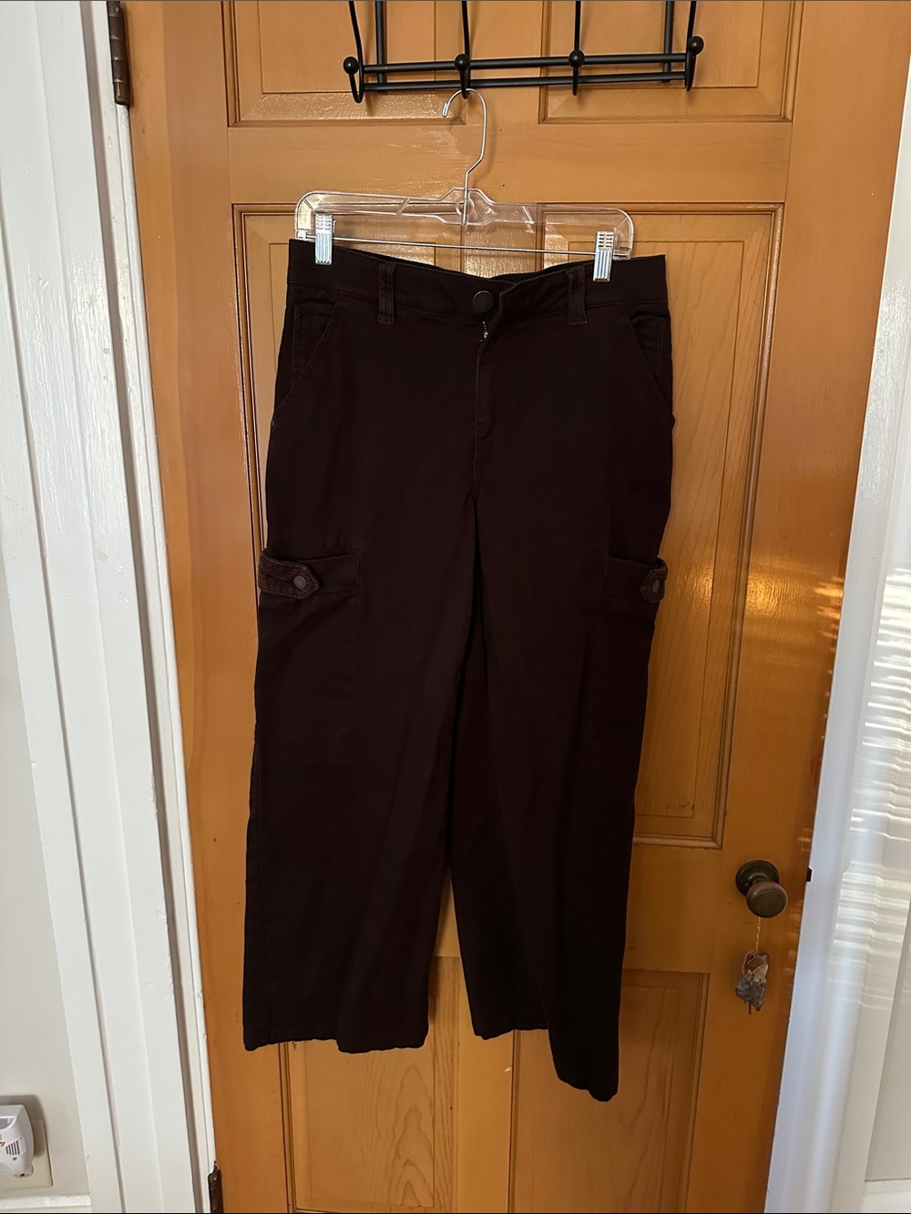 Democracy brown cargo-style pants 8p
